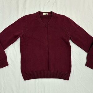 Maroon Knit Sweater